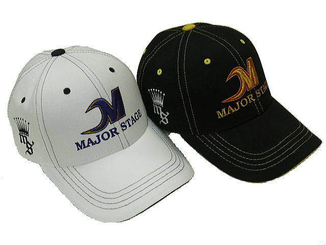 メジャーステージ　キャップ MCP-2014 ホワイト ブラック